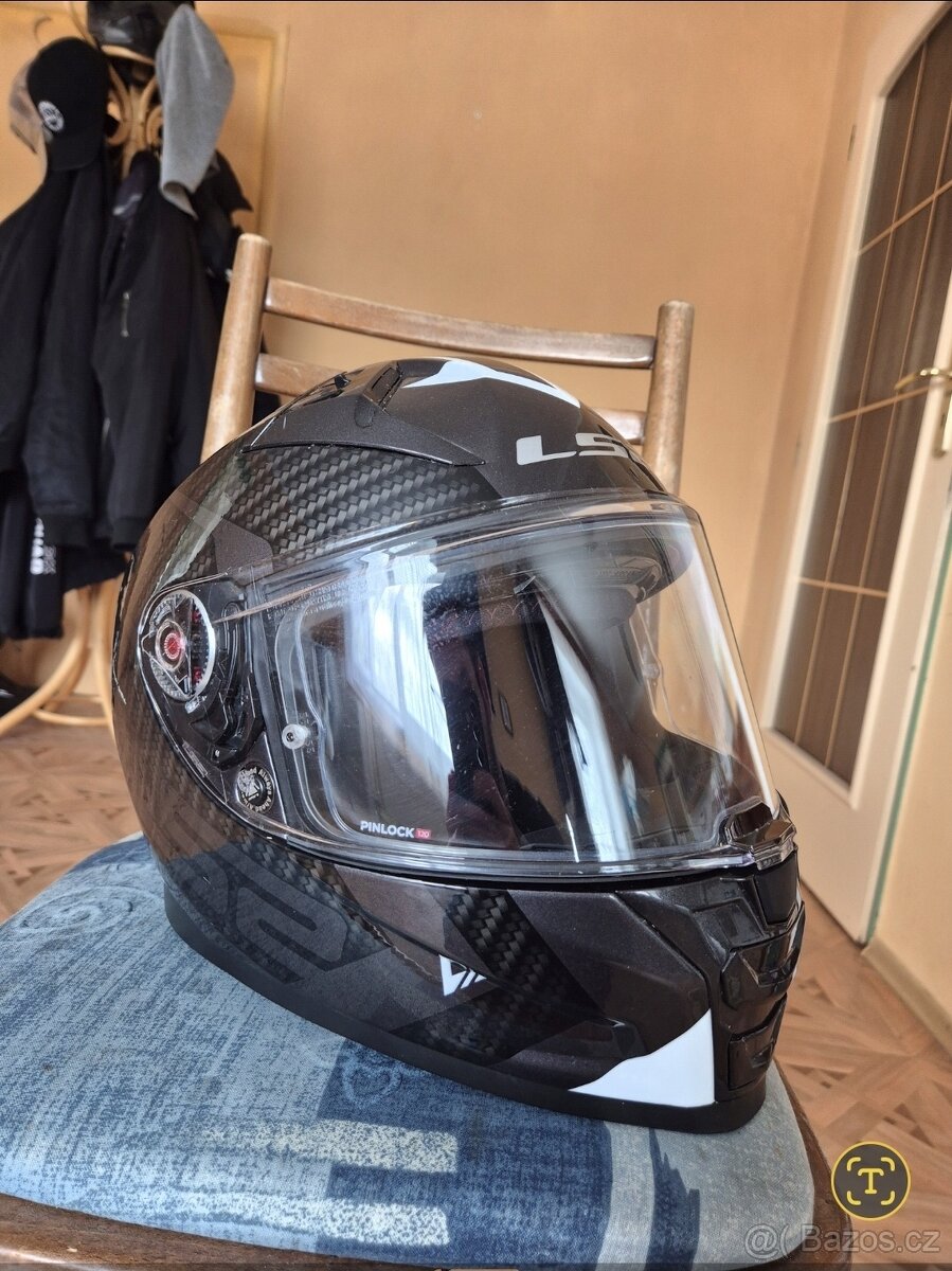 Přilba LS2 Vector II - černá carbon - 3