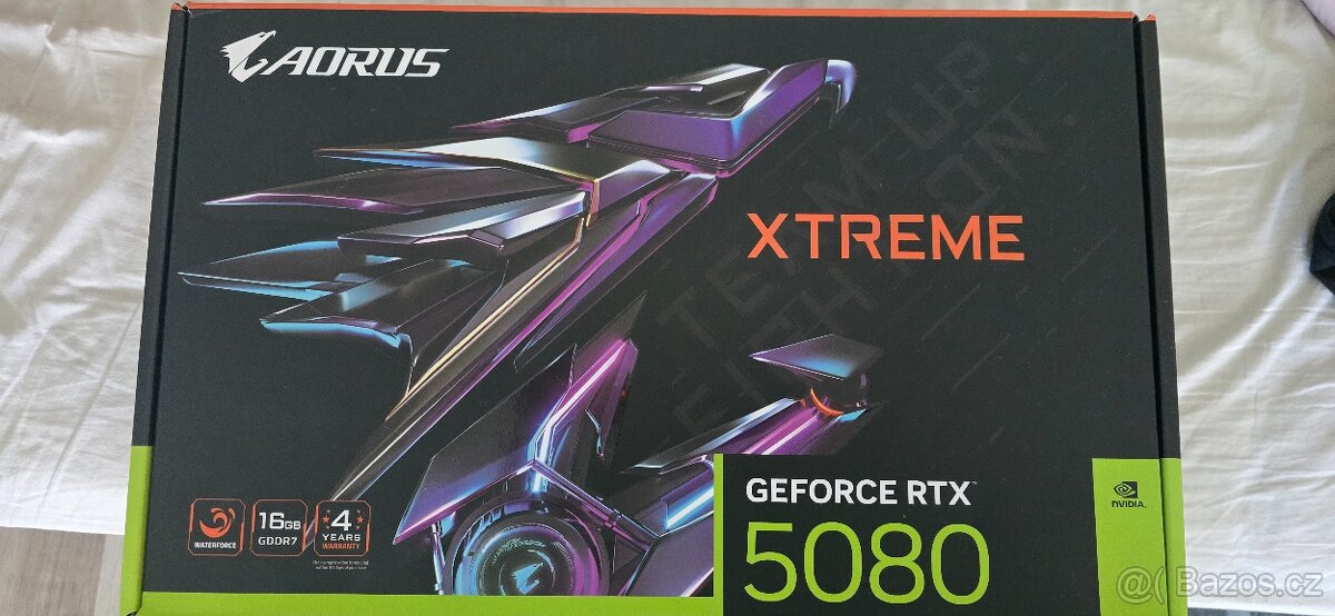 GIGABYTE AORUS RTX 5080 XTREME WATERFORCE 16GB - 3