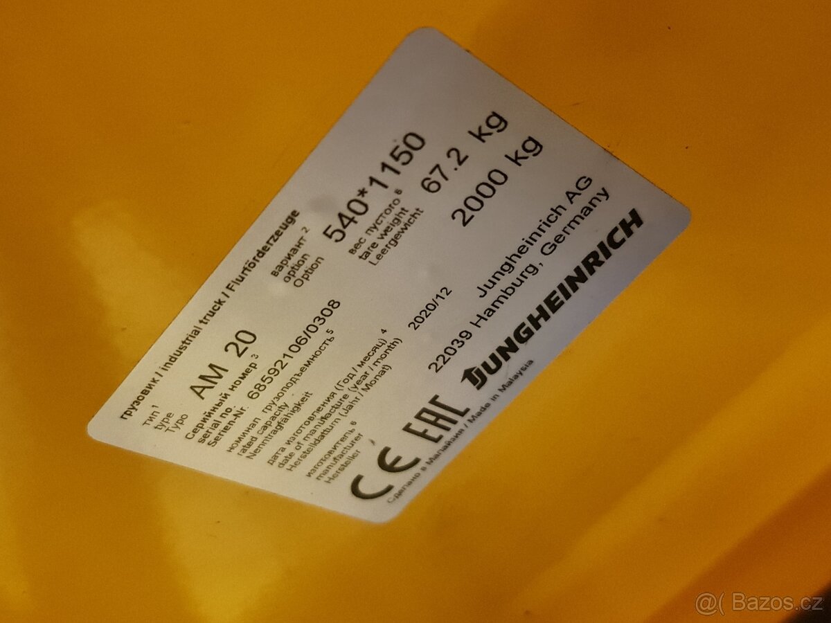 Paletak jungheinrich AM 20  rv.2022 - 3