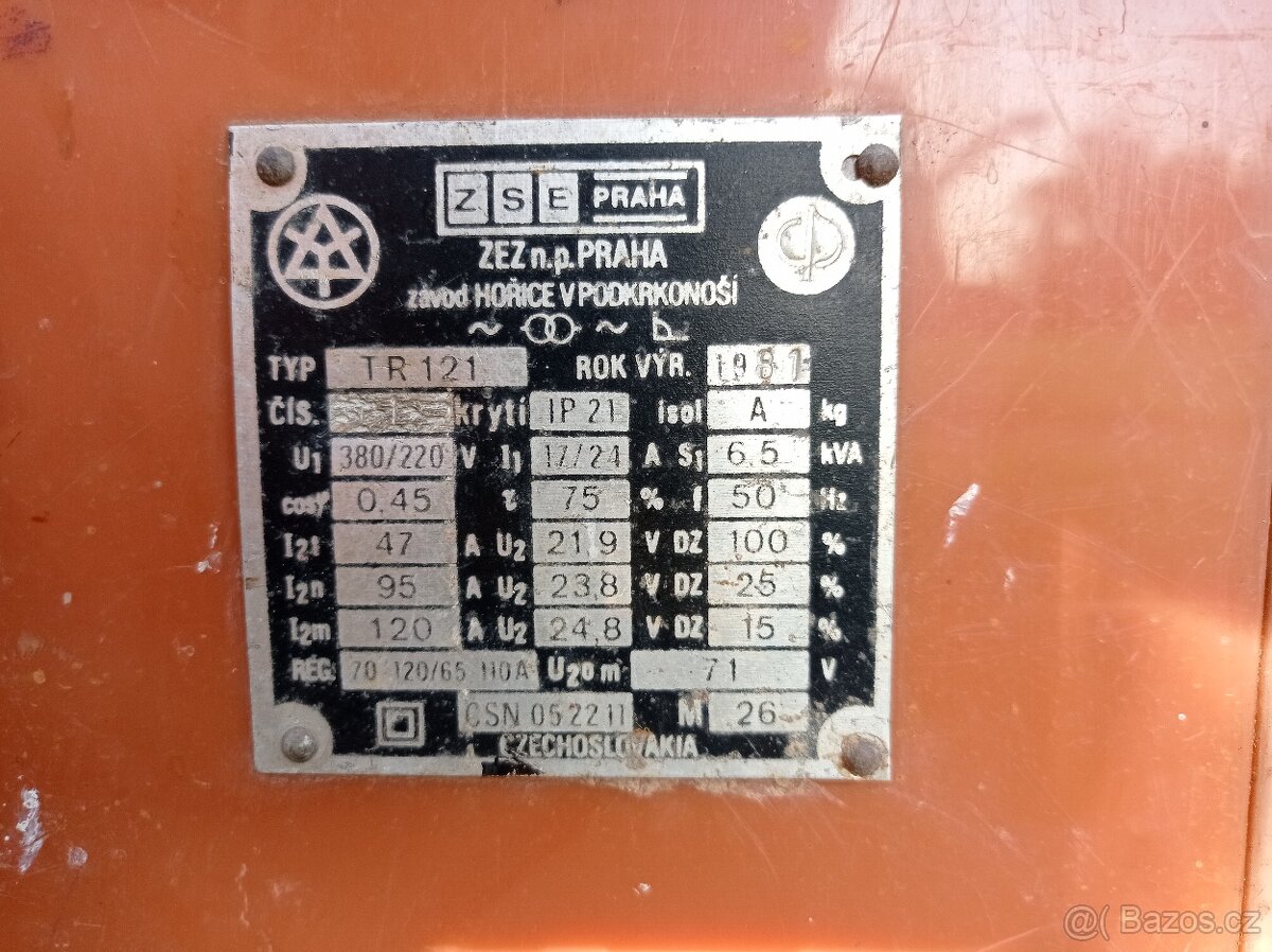 Svářečka TR 121 včetně kabelů na 380V - 3