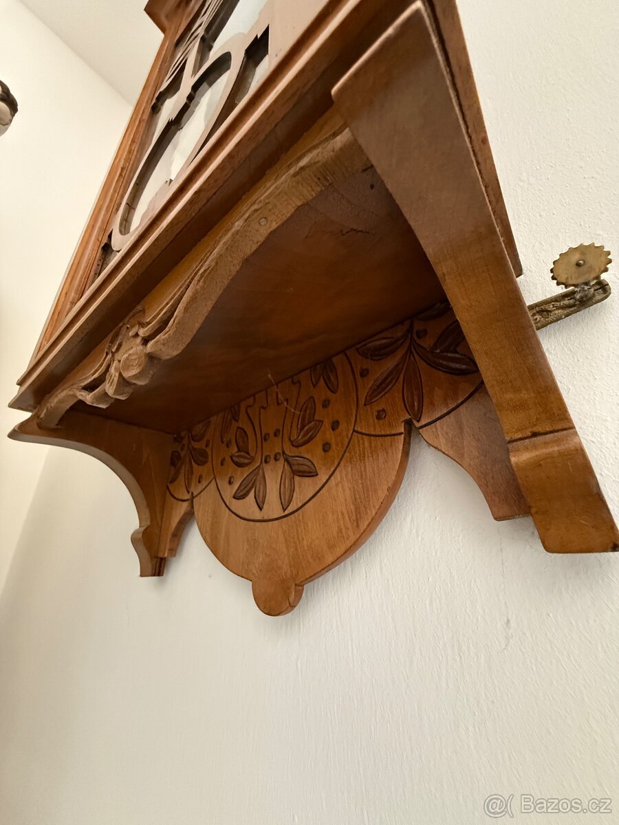 Secesní hodiny Kienzle – jednozávažové, funkční - 3