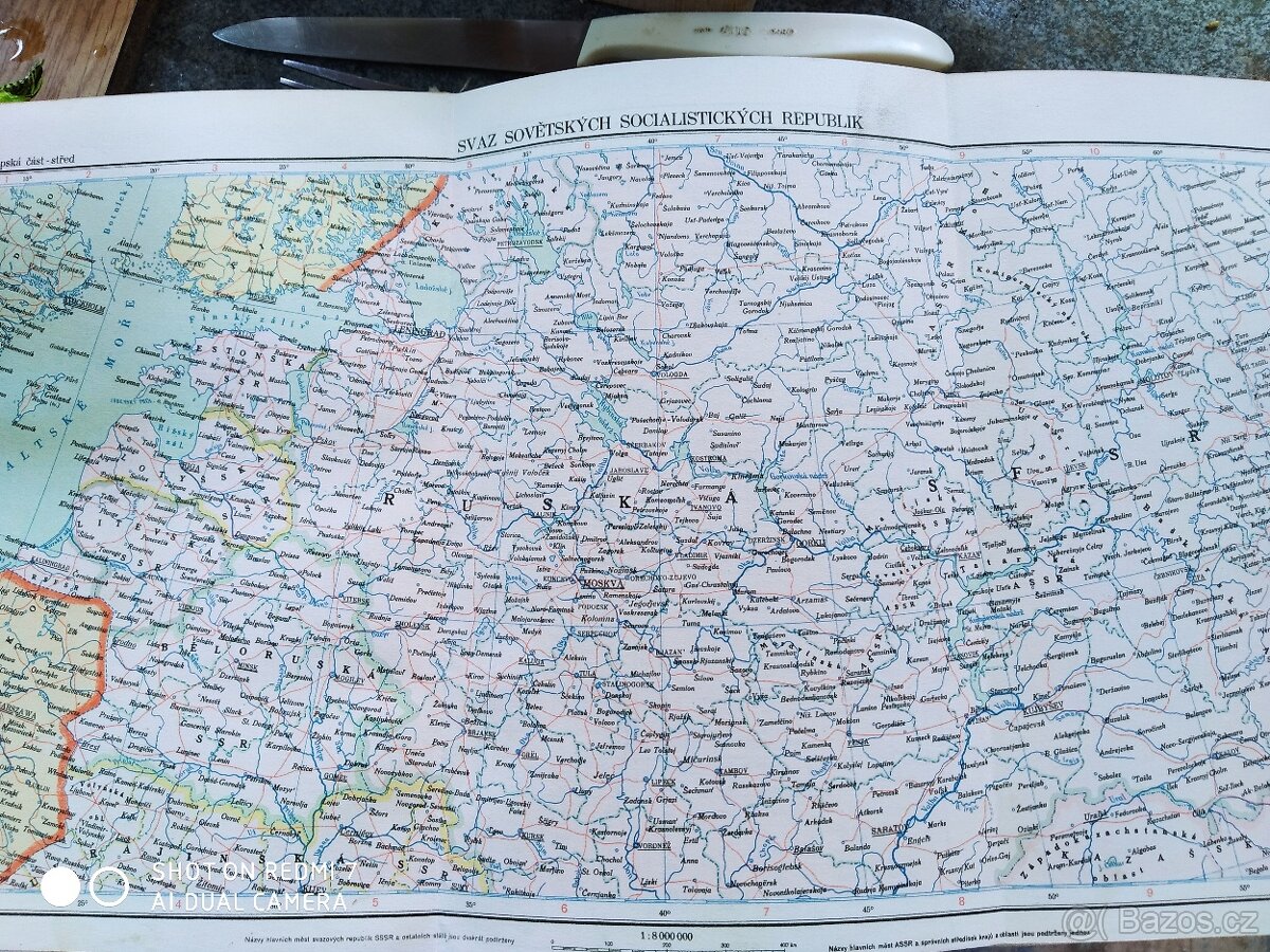 Starý atlas světa 1957 - 3