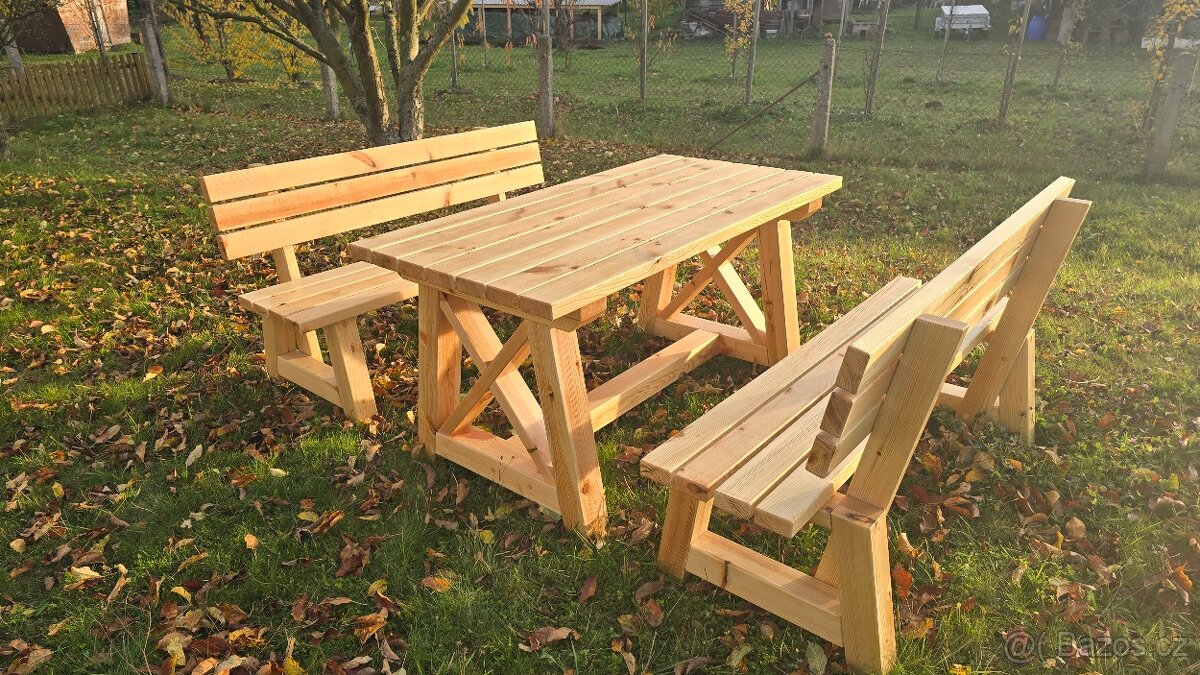 Zahradní set, masiv - 3