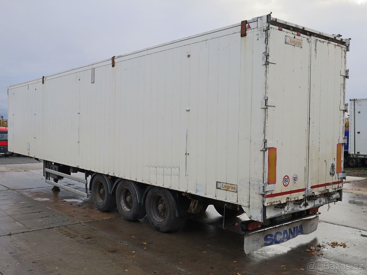 Legras FMA, 36 TUN, 92 CBM, NÁPRAVY BPW, ZVEDACÍ NÁPRAVA, KR - 3