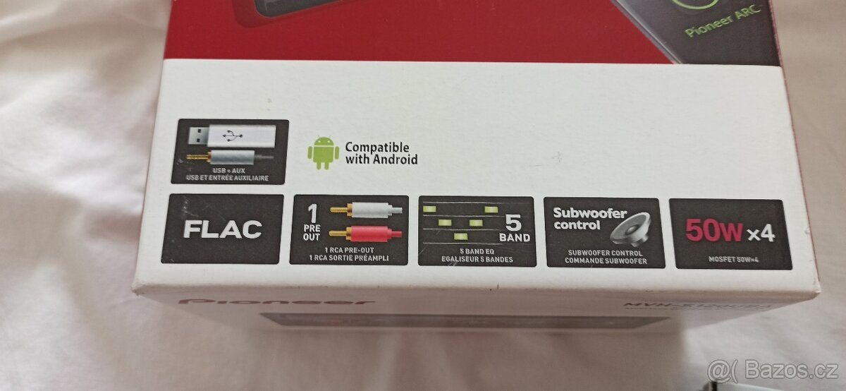 Autorádio Pioneer MVH-S120UBA – plně funkční, dobrý stav - 3