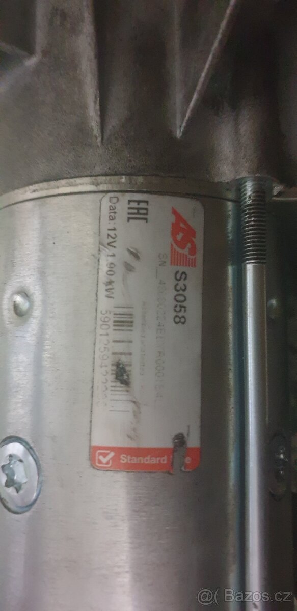 Prodam novy starter na Renault 1.9dci - 3