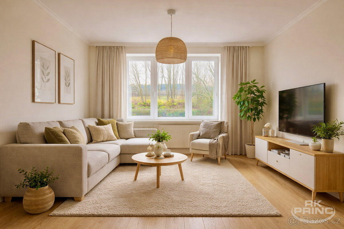 Prodej bytu 3+1 Dřevčice u Dubé, 70 M2, tři sklepy, zahrada - 3