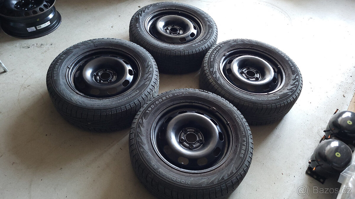 Zimní kola Nokian 15" 5x100 Octavia 1, Golf 4, Leon, A3 - 3
