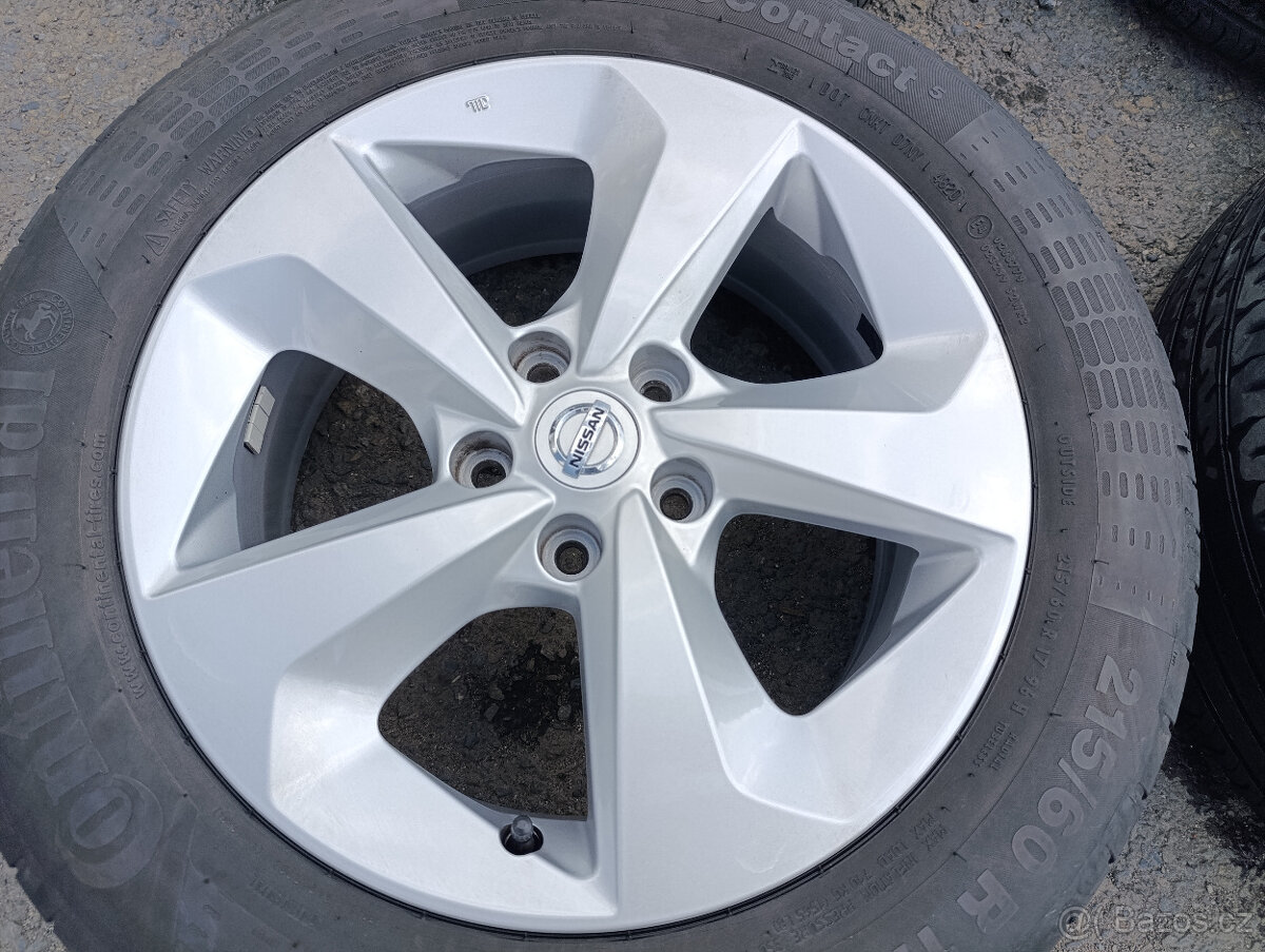 5x114,3 Nissan Qashqai 7Jx17 ET40 číslo CMS-10009/6 alu disk - 3