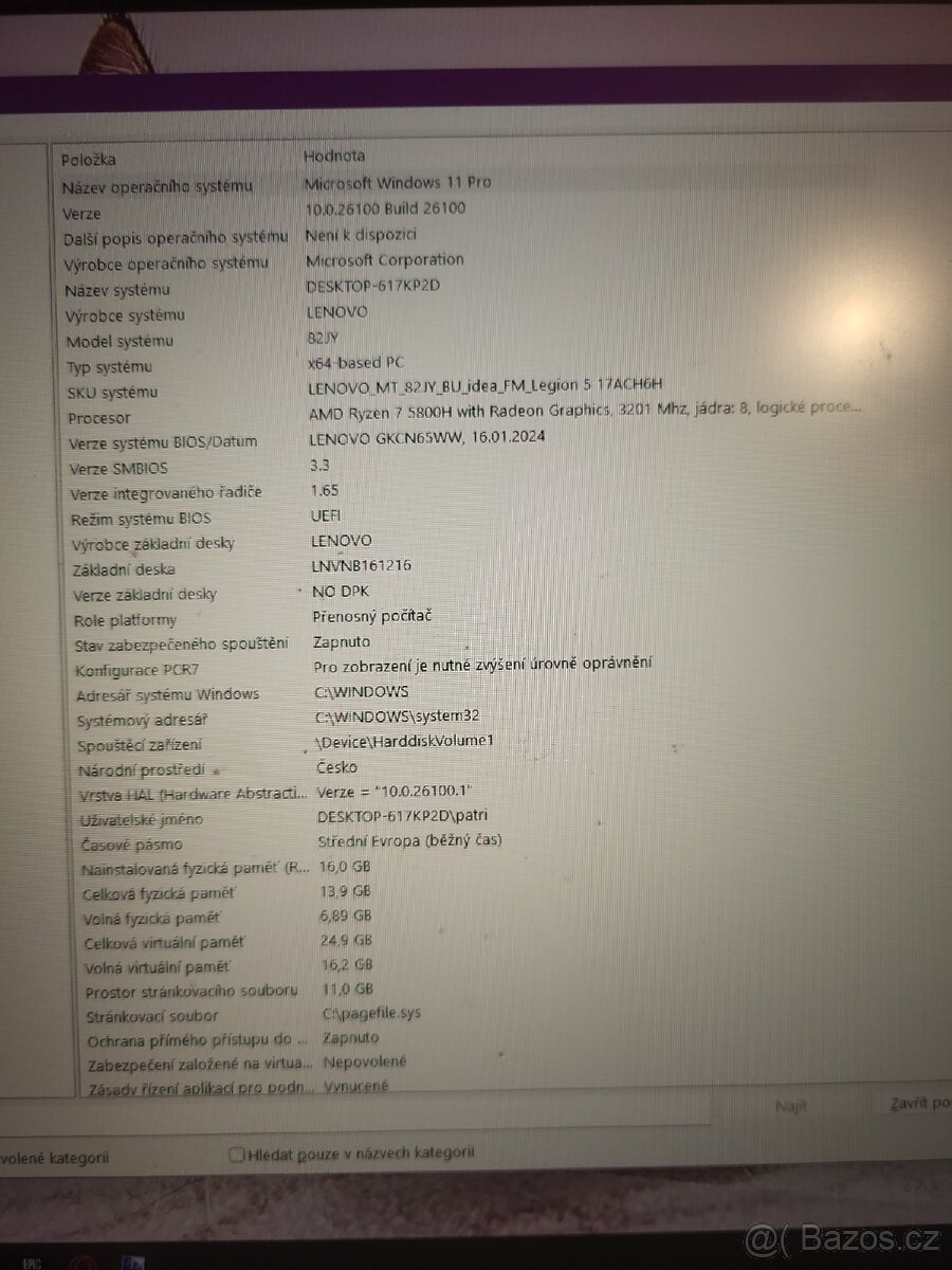 Lenovo legion 5 17ACH6H - 3