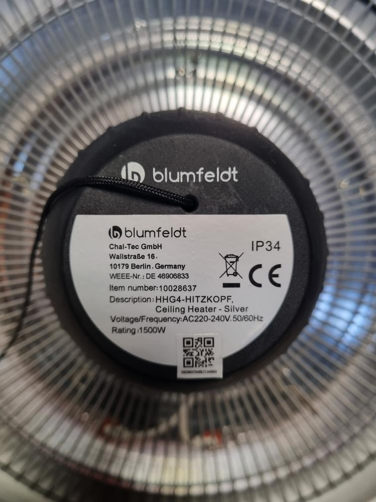 Infračervené stropní svítidlo BLUMFELD - 3