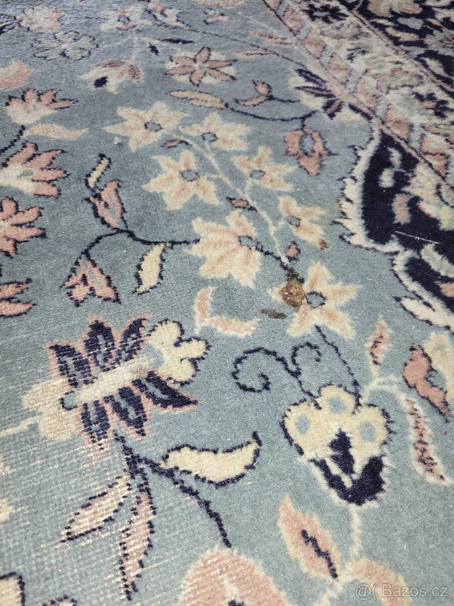 Modrý orientální koberec vintage - 3