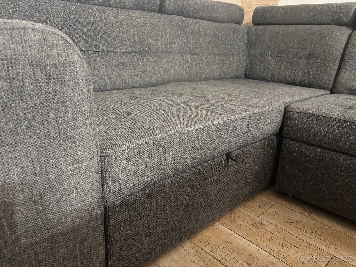 Sedačka šedé barvy - 3