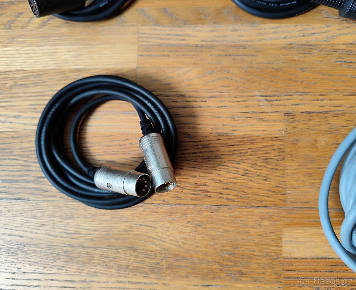 XLR AUDIO KABELY - MIX 5 KUSŮ - 3