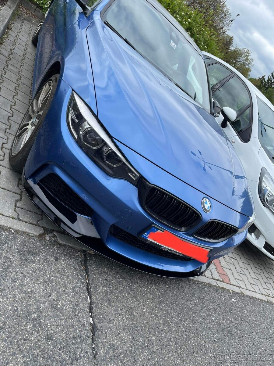 ABS Lipo - ČERNÝ LESK- BMW 4 - F3x - spoiler pod nárazník - 3