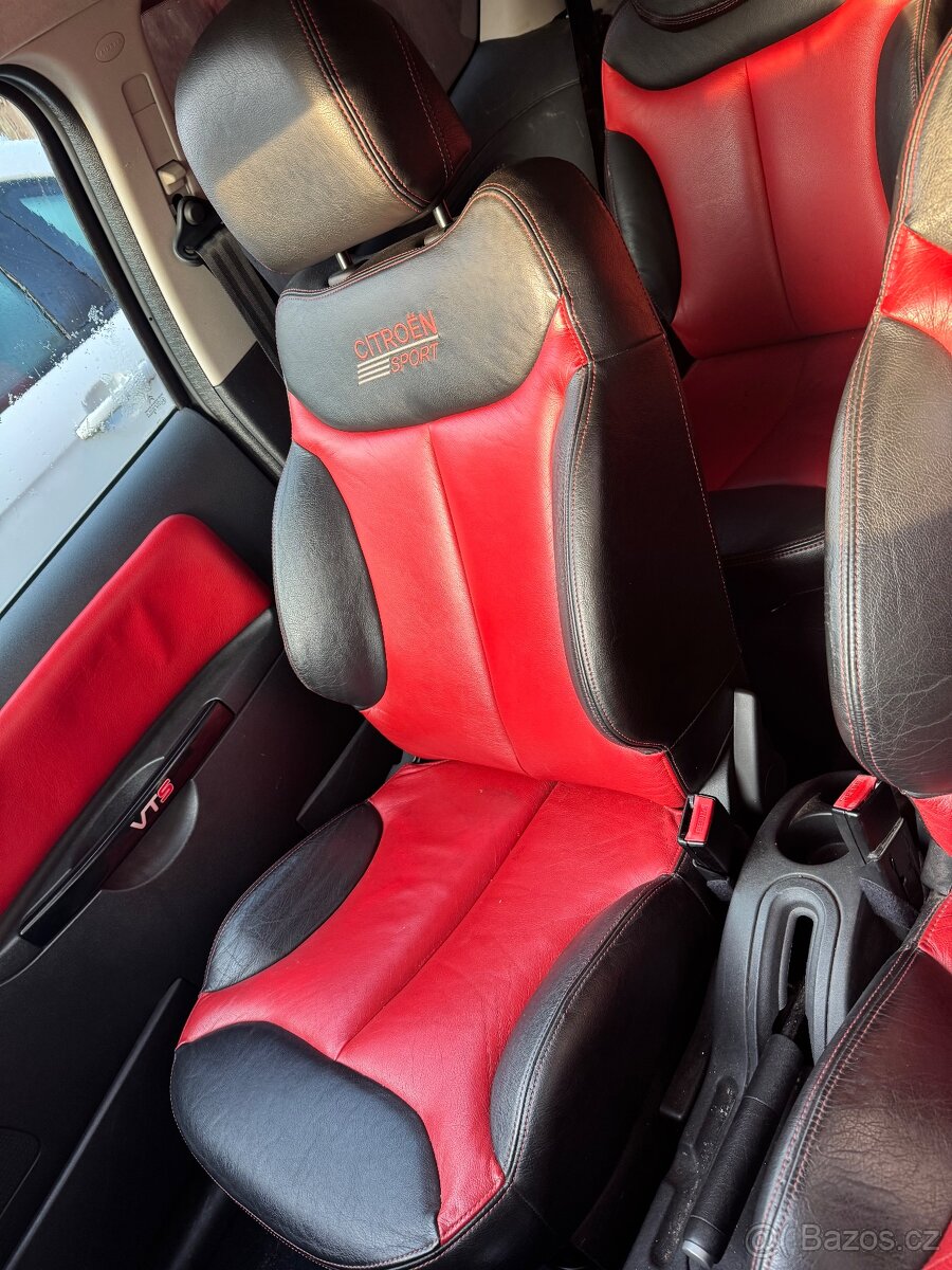 Kožené sedáky Citroen sport c2 VTS - 3