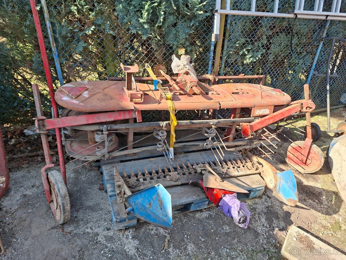 Lištová sekačka - Obraceč sena Agrostroj Jičín - 3