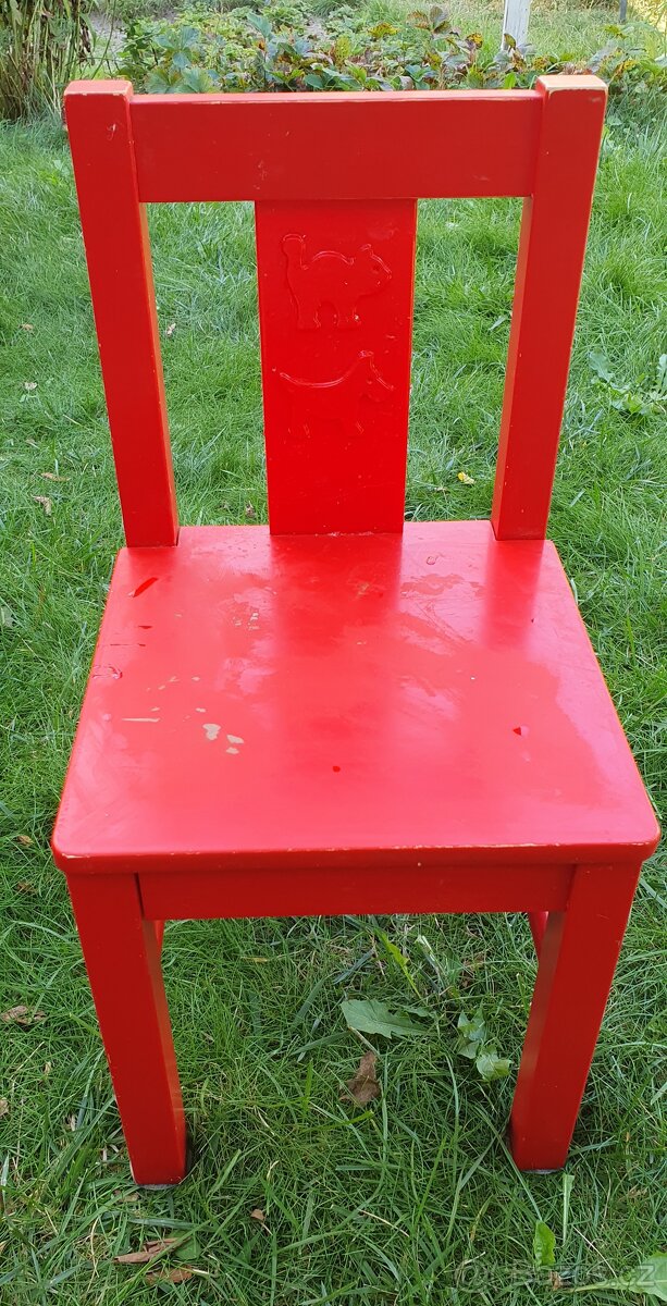 Dětský set stoleček s židličkou, zn. IKEA KRITTER - 3