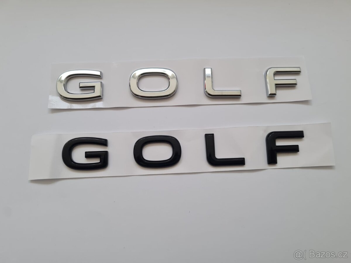 Chrómové a čierne nápisy na kufor VOLKSWAGEN - 3