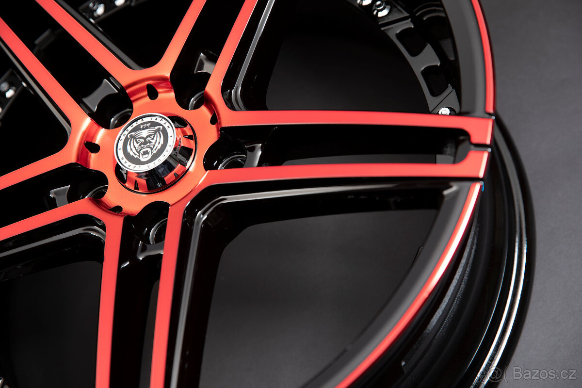 Alu kola 17"-18" 5x112/108 Yakuza Japan Yoshimura black - 3