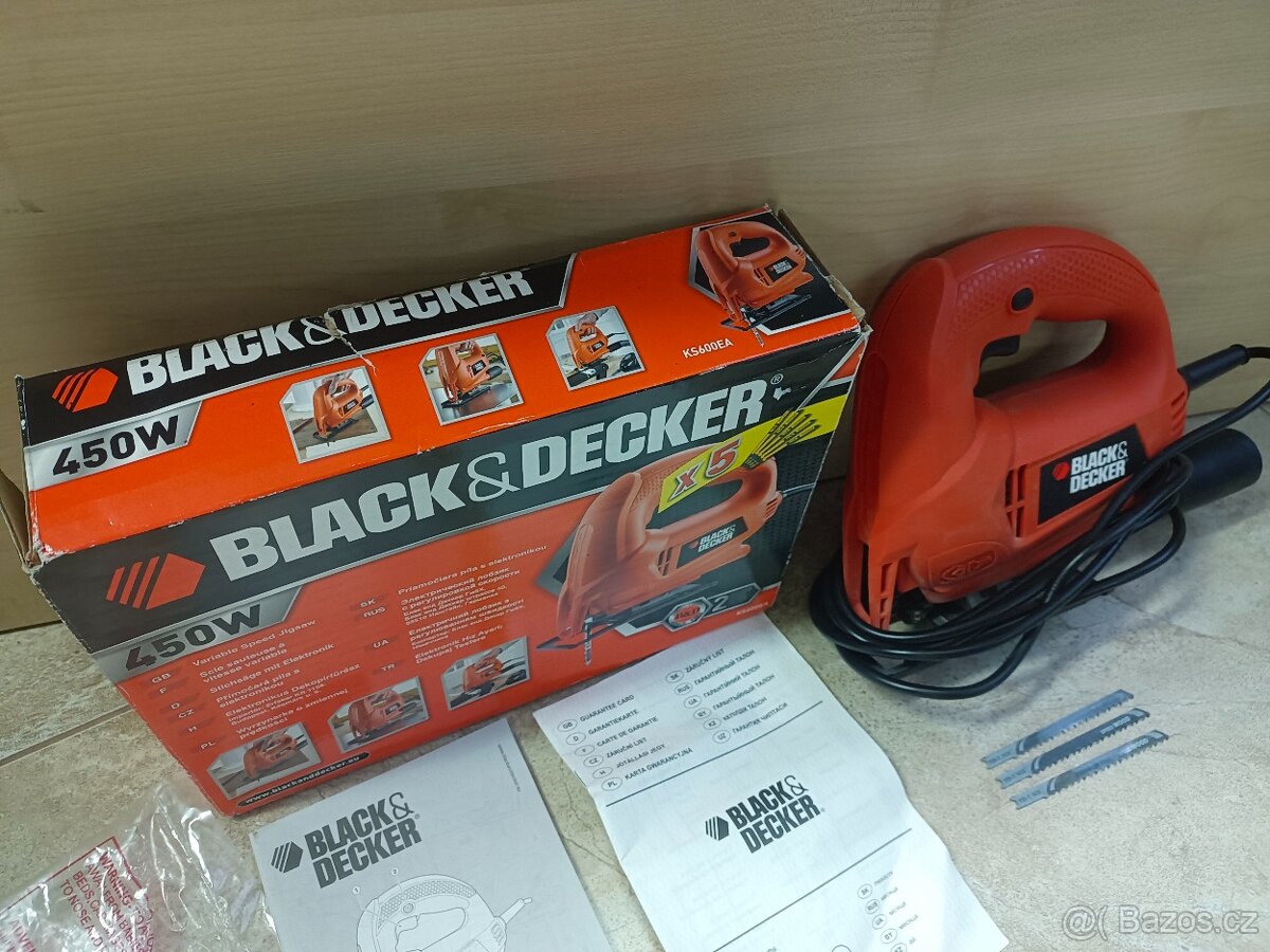 Přímočará pila Black & Decker s elektronikou, 450 W, krabice - 3