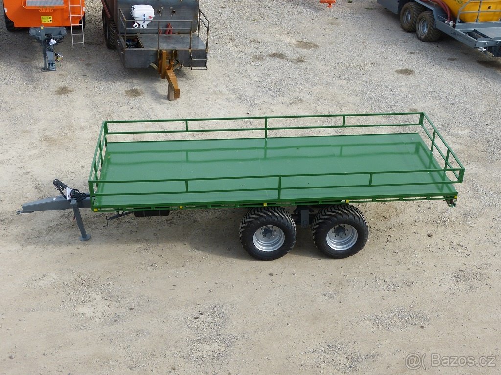 Přepravník balíků, vůz na balíky - jednoosý - nosnost 10 tun - 3