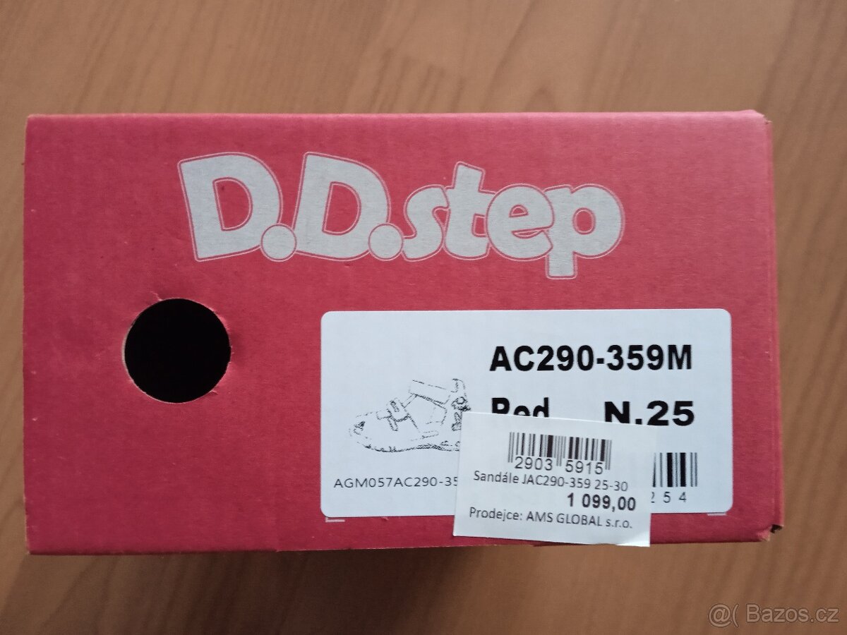 Dívčí sandálky D.D.step vel. 25 - 3
