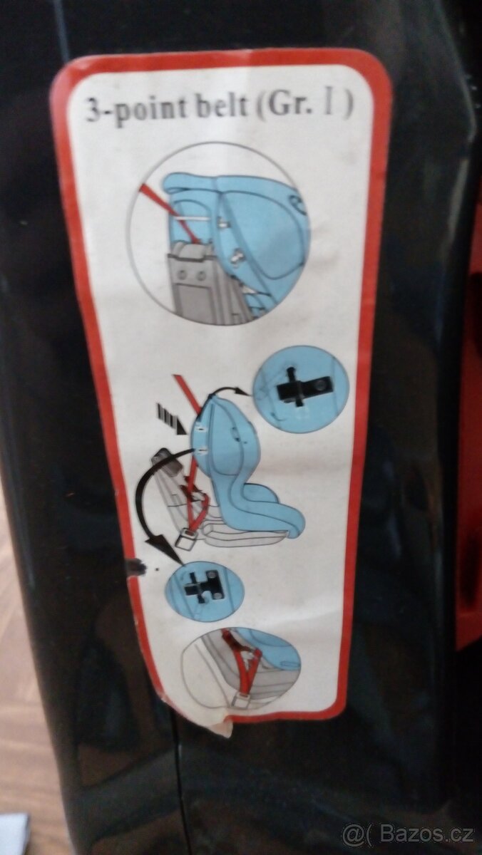 Autosedačka 9-25 kg, polohovací - 3