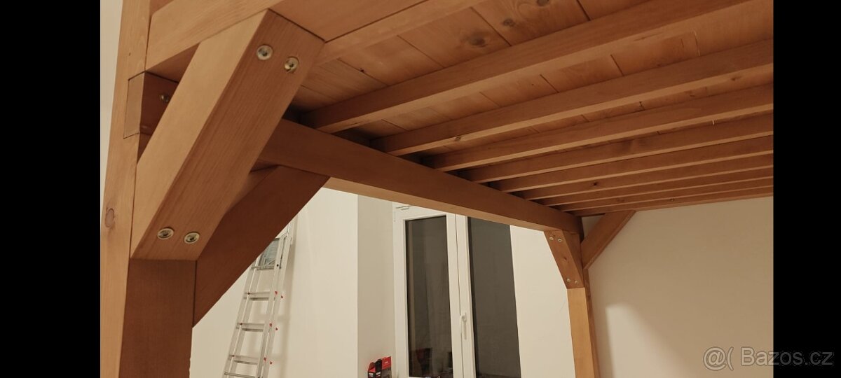 Vyvýšená postel 2m x 2m - 3