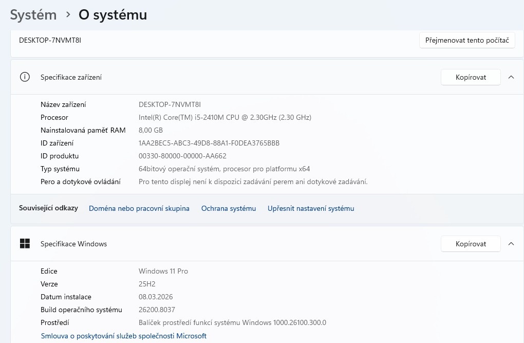 Lenovo ThinkPad E520,i5-2410M,Win 11,HDD 500GB,RAM 8GB,15.6 - 3