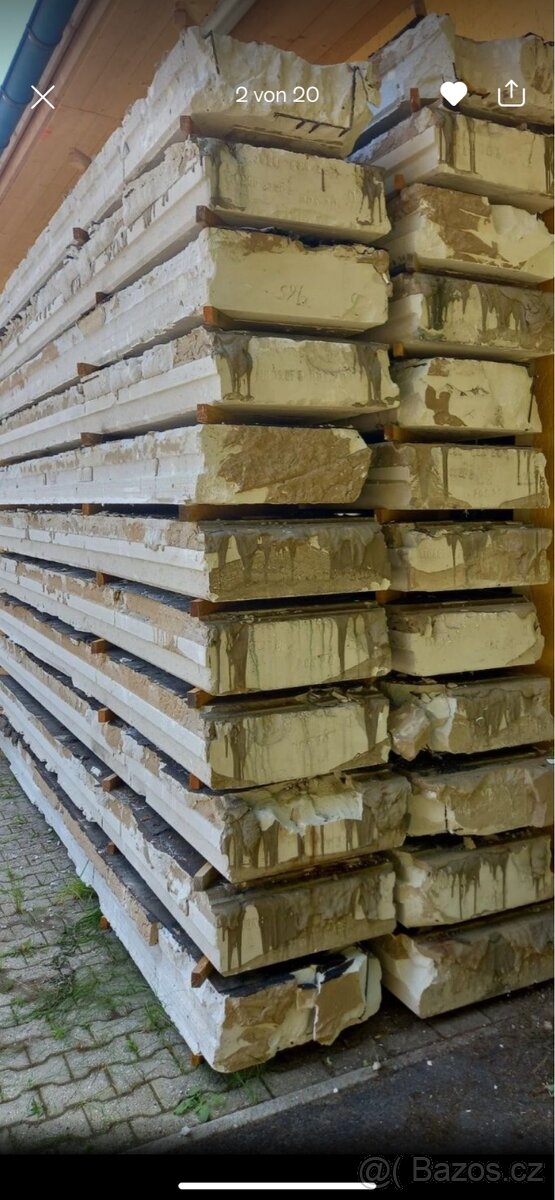 Ytong Xella,samonosne stropni panely 5 m delka - 3