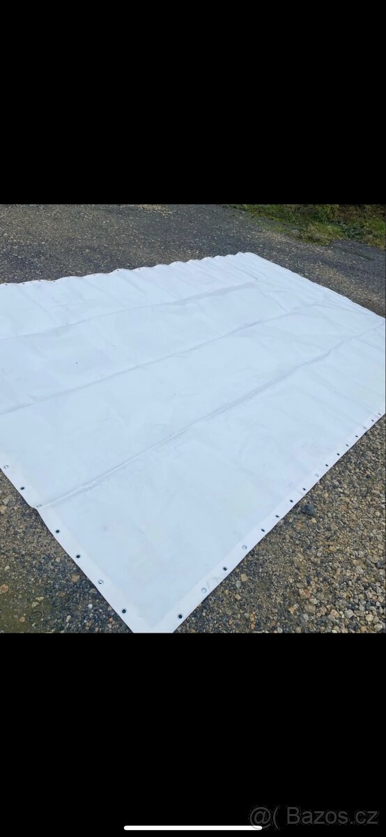 Zakrývací nepromokavá pevná plachta 10x8,6m - 3