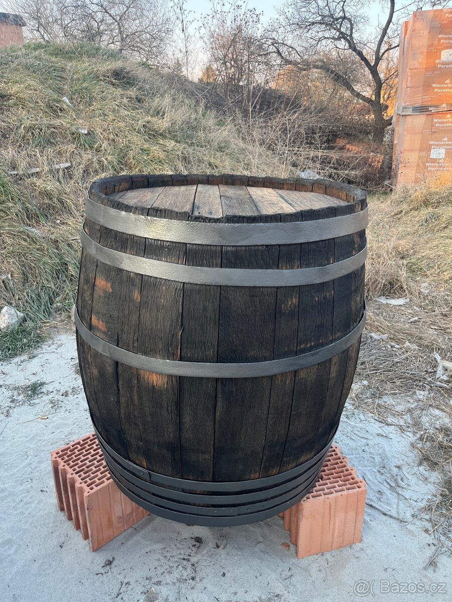 Dřevěné dekorační sudy - 3