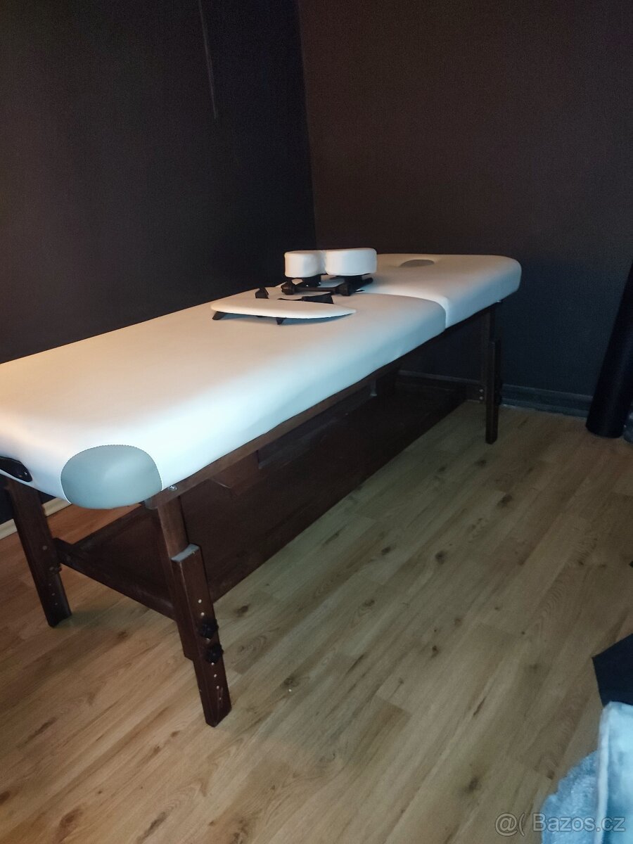 Masážní lehátko Insportline + ohřívač + příslušenství - 3