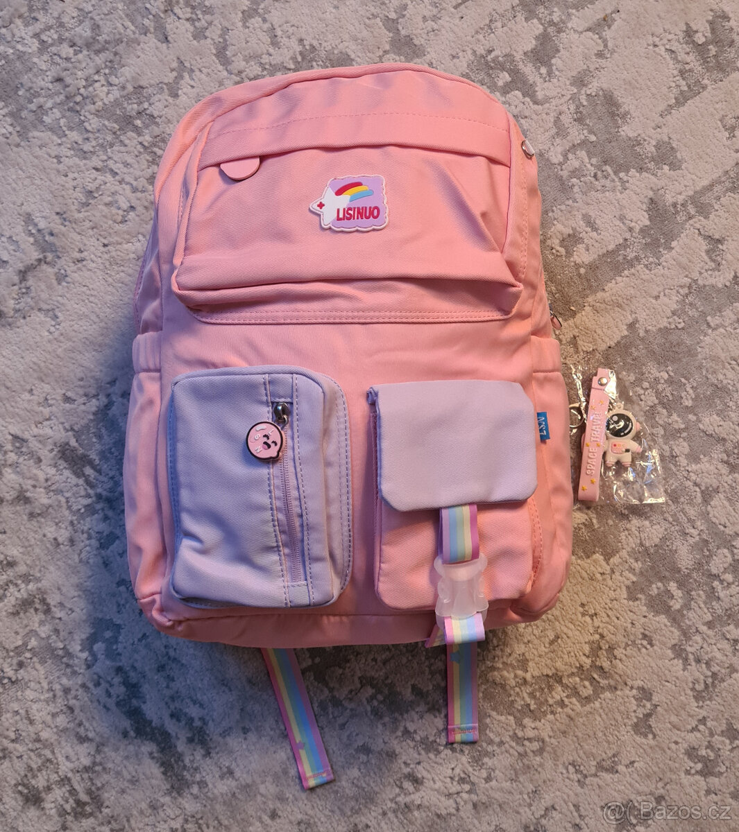 Nový školní batoh (růžová nebo fialová) - 3