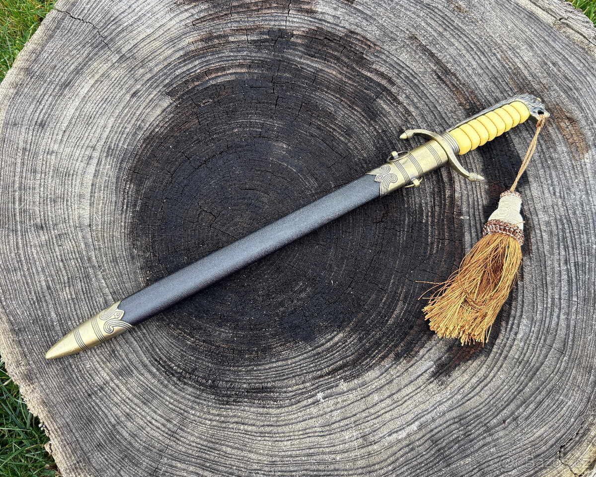 Dekorativní dýka Marines Officer s pochvou vojenská replika - 3