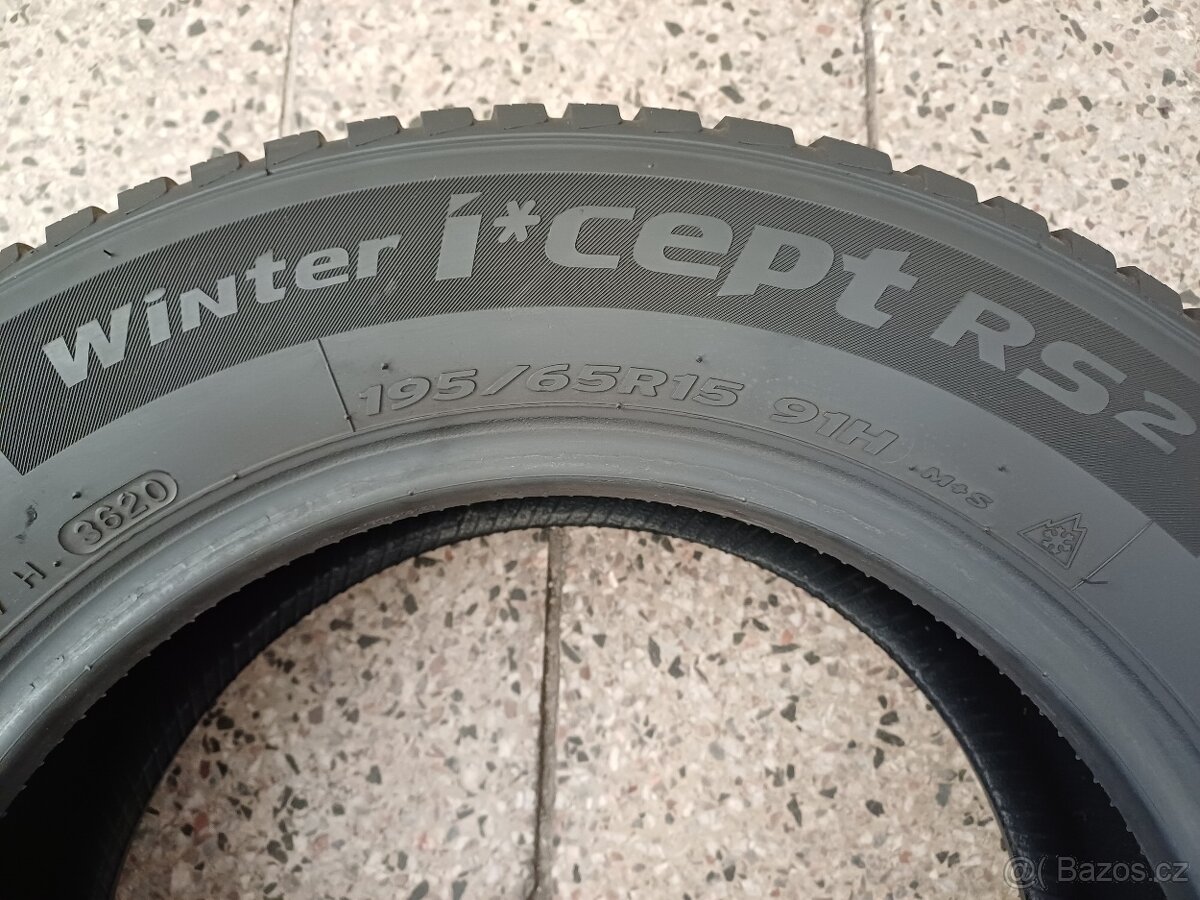 ZIMNÍ pneu Hankook 195/65/r15 2ks - 3
