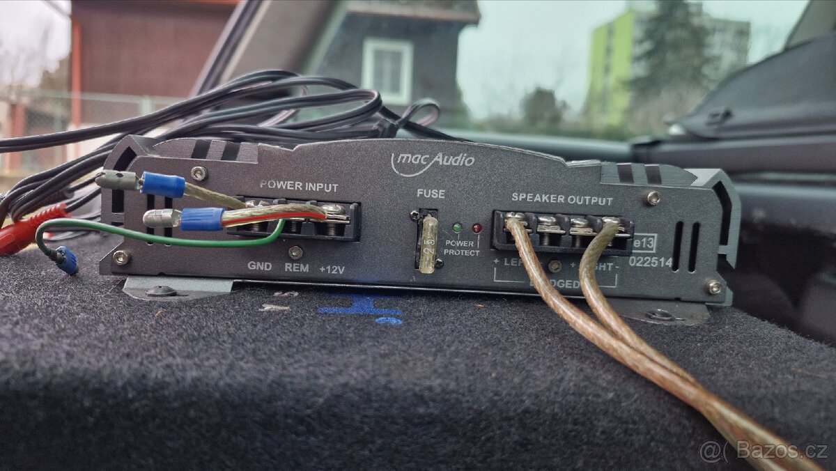 Subwoofer Crunch + MAC Audio MPX 2500 - 3