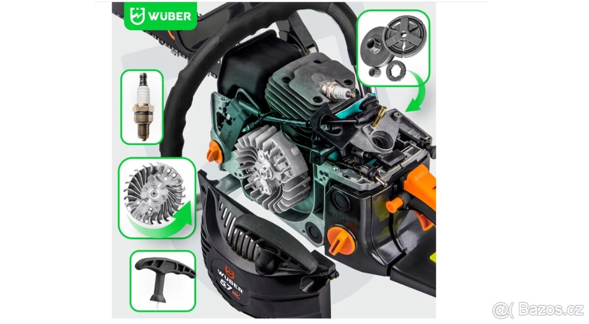 Motorová benzínová pila - 3