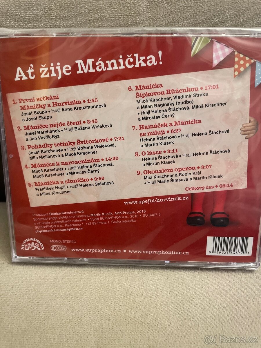NOVÉ CD Ať žije Mánička - 3