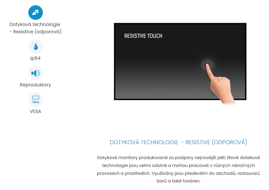 Dotykové LCD monitory - 3