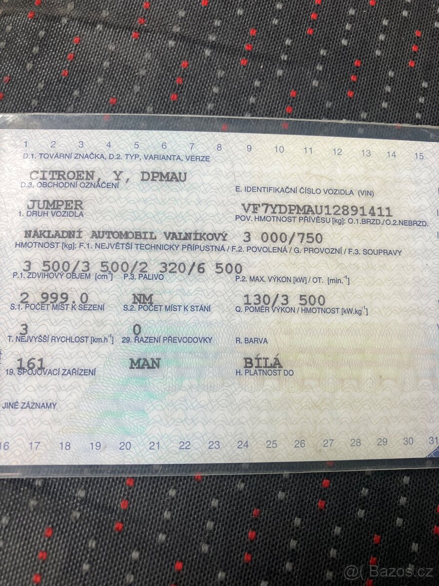 Citroen Jumper 3.0, 130 kw - 3