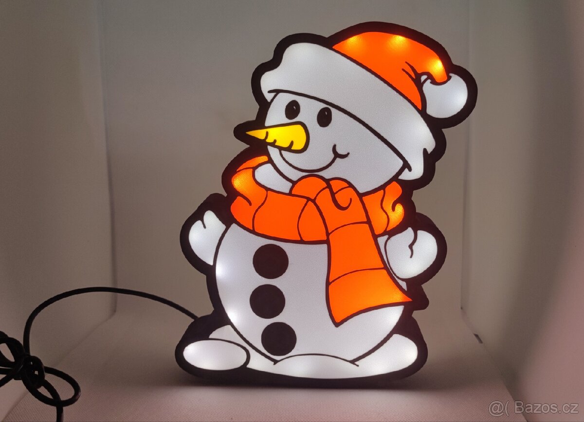 Prodám novou světelnou dekoraci Sněhulák. - 3