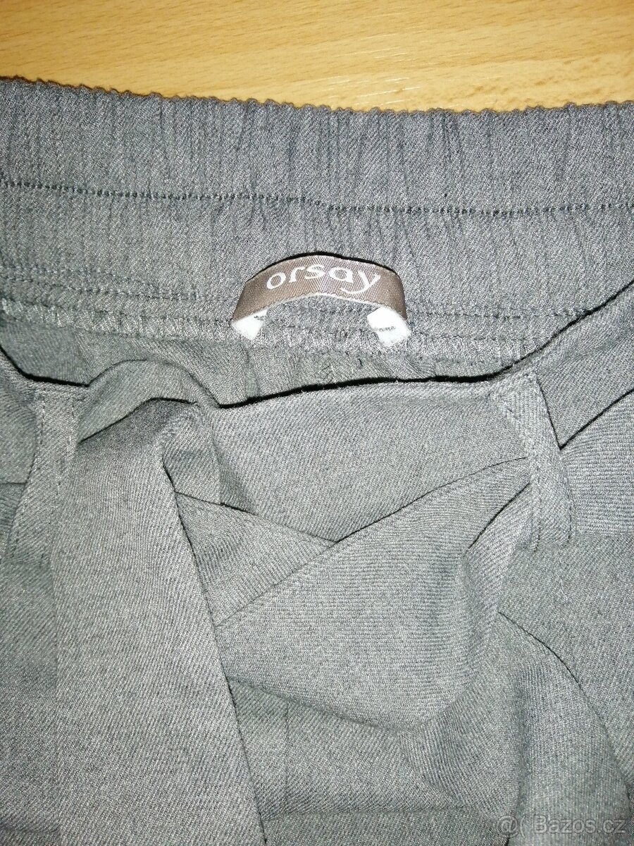Šedé kalhoty zn. Orsay, vel. cca 34-36 - 3