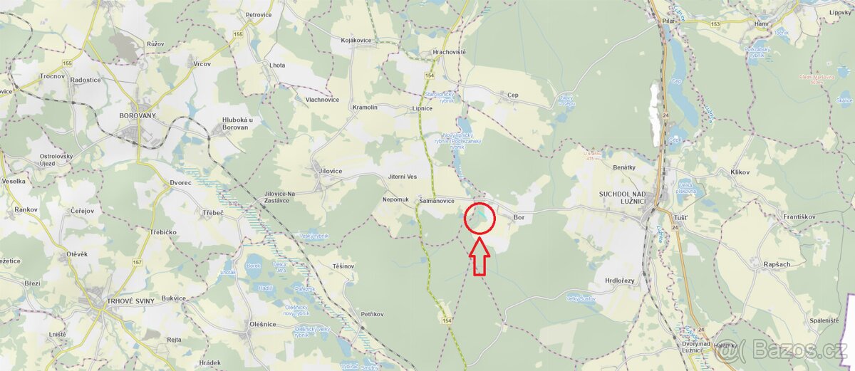 Prodám pozemky v k.ú. Hrdlořezy u Suchdola nad Lužnicí - 3