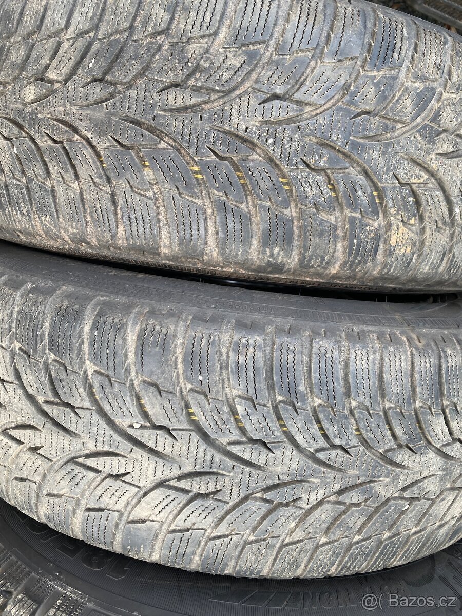 Plechové disky 15” 5x98 a zimní pneu 185/65/R15 - 3