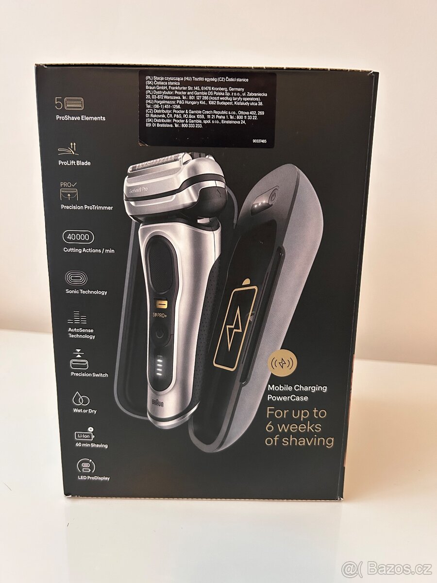 Moderní holící strojek Braun Series 9 Pro+ 9577cc Silver - 3