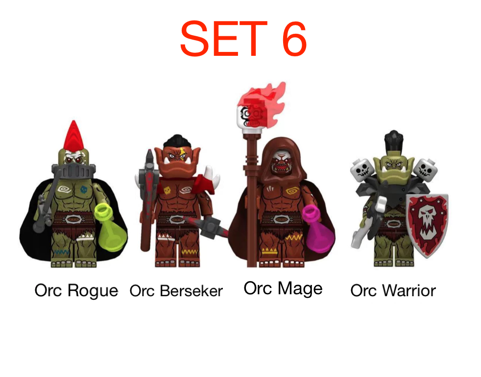 Mix postavičiek - typ lego - nové, nehrané - 3