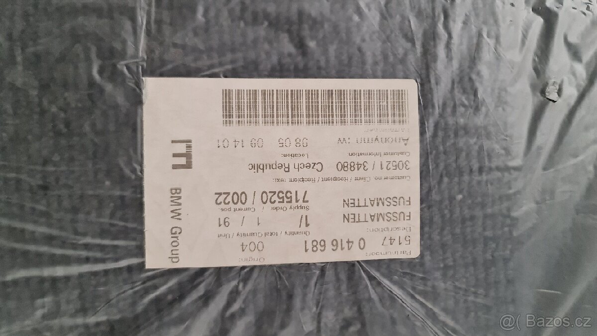 BMW řada X5 (E70) sada velurových koberců - 3