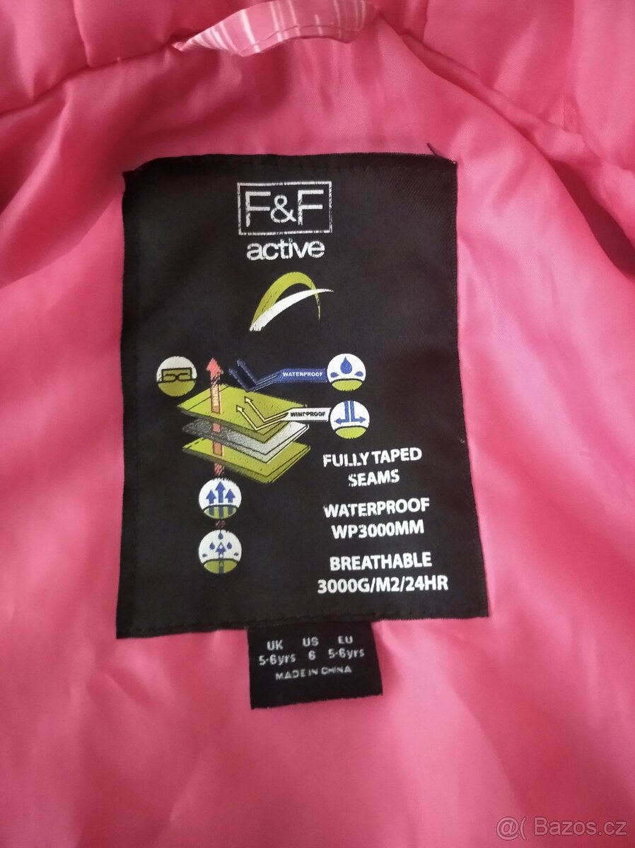 Dívčí zimní bunda, vel. 5/7 let - 3